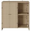 vidaXL Aufbewahrungsschrank mit Regal Beige 100 x 36 x 102 cm Rattan