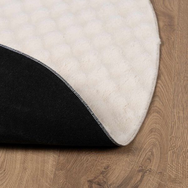 vidaXL Bereichsteppiche Rund Beige &Oslash; 160 CM