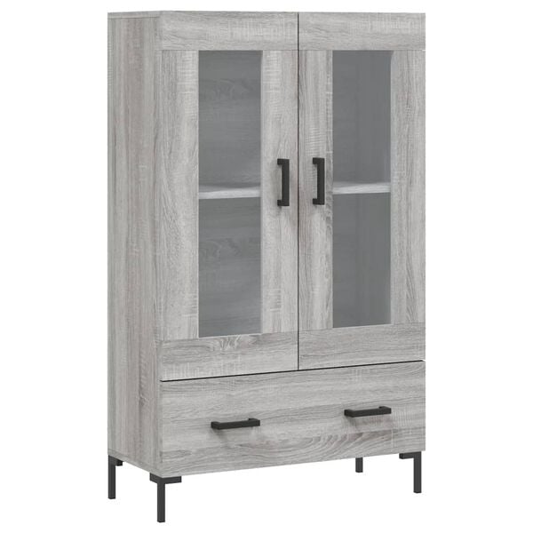 vidaXL Highboard Grau Sonoma 69,5x31x115 cm Holzwerkstoff