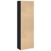 vidaXL B&uuml;cherregal Schwarz 60x30x189 cm Holzwerkstoff