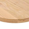 vidaXL Tischplatte 80x40x4 cm Massivholz Eiche Oval