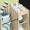 vidaXL Golf Schrank Mit Rad Uni Sonoma-Eiche 65 x 45 x 98 cm