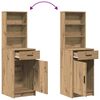 vidaXL Highboard Artisan-Eiche 40 x 40,5 x 135 cm Holzwerkstoff
