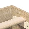 vidaXL Bettgestell ohne Matratze Sonoma-Eiche 180x200 cm Holzwerkstoff