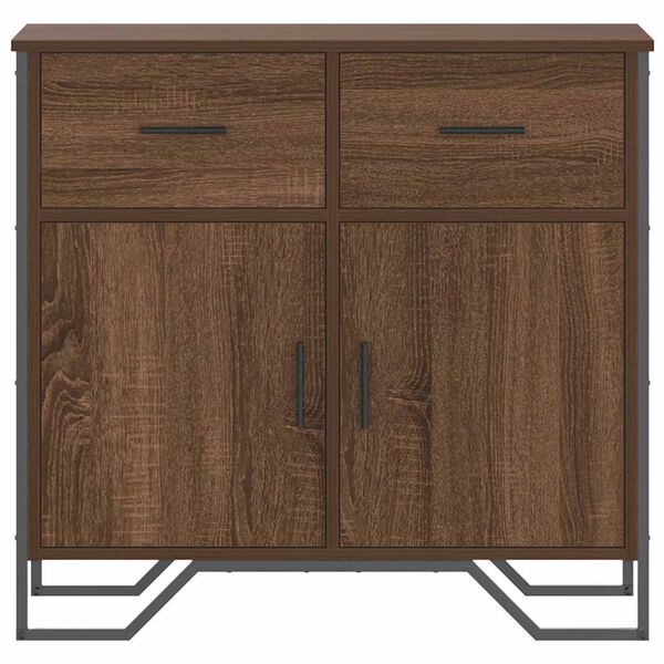 vidaXL Sideboard Braun Eichen-Optik 79,5x35,5x74,5 cm Holzwerkstoff