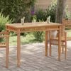 vidaXL Garten-Esstisch 110x65x80 cm Massivholz Teak