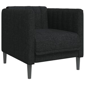 vidaXL Sessel Schwarz Stoff