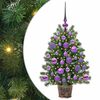 vidaXL K&uuml;nstlicher Weihnachtsbaum mit 150 LEDs Gr&uuml;n 75 cm PE und PVC