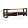 vidaXL TV-Schrank 120x30x40 cm Massivholz Akazie
