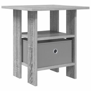 vidaXL Nachttisch Graues Sonoma 41 x 40 x 45 cm Holzwerkstoff
