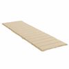 vidaXL Sonnenliegen-Auflage Beige 200x70x3 cm Oxford-Gewebe