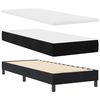 vidaXL Boxspringbett mit Matratze Schwarz 200 x 80 cm Samt