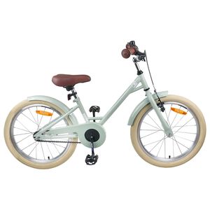 vidaXL Kinderfahrrad 18 Zoll f&uuml;r 5-7 Jahre alt Hellgr&uuml;n