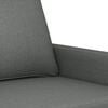 vidaXL 2-Sitzer-Sofa Dunkelgrau 140 cm Stoff