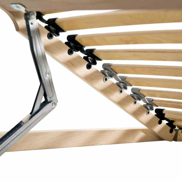 vidaXL Bett-Lattenrost Braun 80 x 190 cm Massivholz Buche