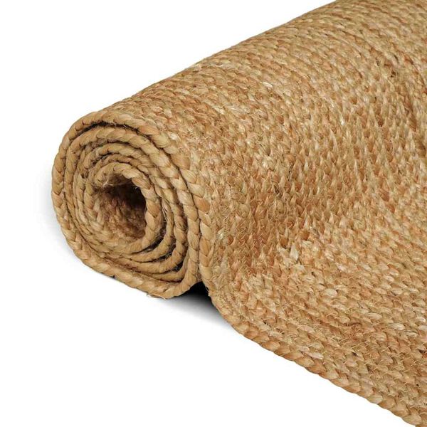 vidaXL Bereichsteppich Beige 240 x 240 cm Jute
