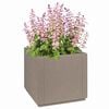 vidaXL Gartenblumentopf Grau 36 x 36 x 35 cm Polypropylen