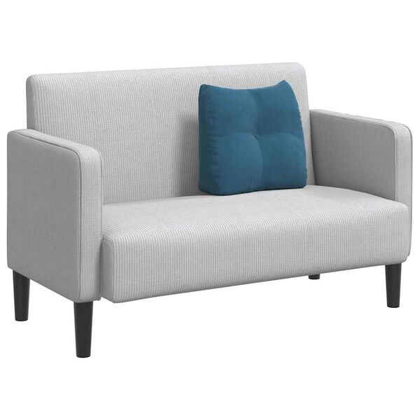 vidaXL R&uuml;ckenkissen Blau 45 x 24 x 50 cm Samt