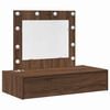 vidaXL Schminktisch Braun 83 x 40 x 70 cm Holzwerkstoff