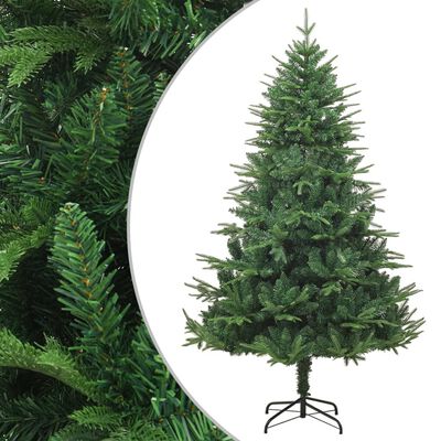 vidaXL Künstlicher Weihnachtsbaum Grün 150 cm PVC PE