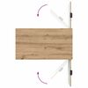 vidaXL Couchtisch Artisan-Eiche 90 x 49 x 46 cm Holzwerkstoff