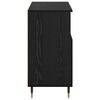 vidaXL Sideboards 3 pcs Schwarz Eichen-Optik 180 x 35 x 70 cm