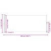 vidaXL Seitenmarkise Ausziehbar 200x500 cm Grau