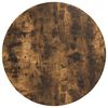 vidaXL Tischplatte &Oslash; 70 x 1,5 cm Rund Holzwerkstoff Raucheiche