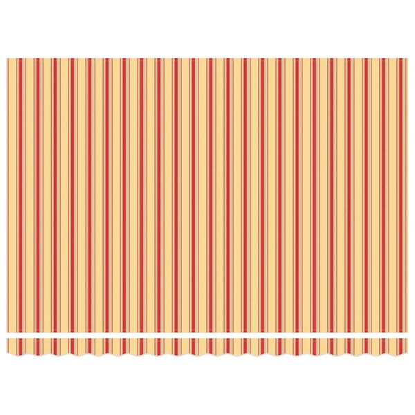 vidaXL Einziehbare Markise Mehrfarbig 450 x 300 cm