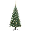 vidaXL Weihnachtsbaum mit 150 LEDs mit St&auml;nder Gr&uuml;n 120 cm PVC