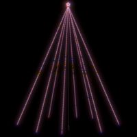 vidaXL Weihnachtsbaum-Lichterketten Indoor Outdoor 1300 LEDs Bunt 8 m