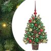 vidaXL K&uuml;nstlicher Weihnachtsbaum mit 150 LEDs Gr&uuml;n 75 cm PE und PVC
