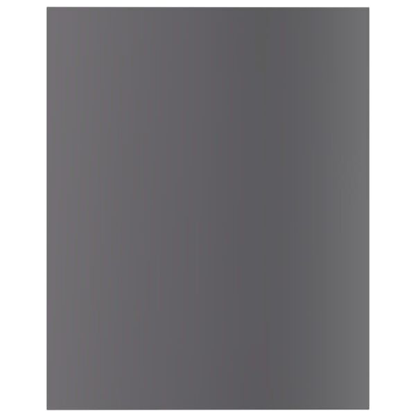 vidaXL Bücherregal-Bretter 8 Stk. Hochglanz-Grau 40x50x1,5 cm