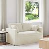 vidaXL Sofa Creme Gesamtabmessungen: 138 x 78 x 80 cm (B x T x H) Samt