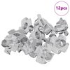 vidaXL Stift-T-Nuss 12 stk. Silber M6 mm Stahl