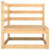 vidaXL 11-tlg. Garten-Lounge-Set Massivholz Kiefer