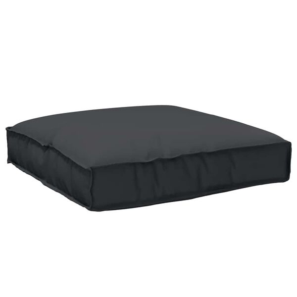 vidaXL Palettkissen f&uuml;r geeigneten Sitz Schwarz 80 x 80 x 12 cm