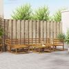vidaXL Outdoor-Sofagarnitur 7 pcs Natur Massivholz Akazie