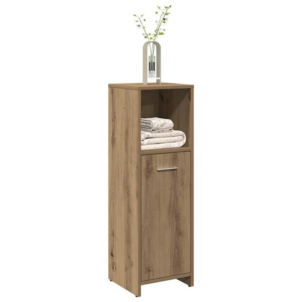 vidaXL Badschrank Artisan-Eiche 30x30x95 cm Holzwerkstoff