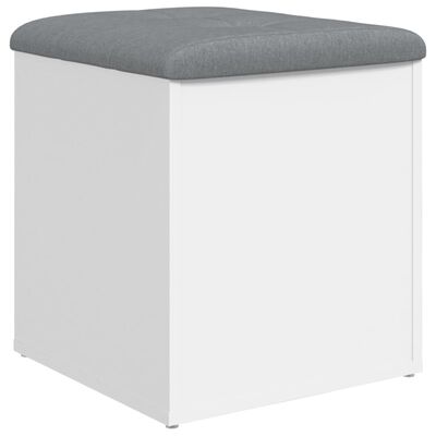 vidaXL Sitzbank mit Stauraum Weiß 42x42x45 cm Holzwerkstoff