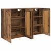 vidaXL Wandmontierter Schrank 2 pcs Altholz 69,5 x 34 x 90 cm