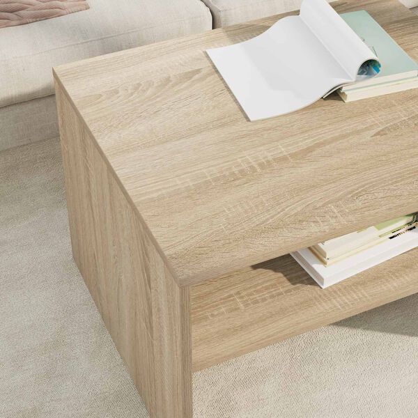 vidaXL Couchtisch Sonoma-Eiche 60 x 50 x 40 cm Holzwerkstoff