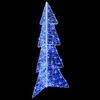 vidaXL Weihnachtsbaum mit 100 LEDs Blau 120 cm Acryl