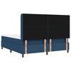 vidaXL Boxspringbett mit Matratze mit Kopfteil Blau 180 x 200 cm Stoff