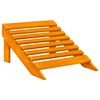 vidaXL Adirondack-Gartenbank 2-Sitzer mit Fußteil Tannenholz Orange