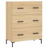 vidaXL Highboard Sonoma-Eiche 69,5x34x180 cm Holzwerkstoff