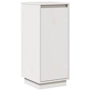 vidaXL Sideboard Wei&szlig; 31,5x34x75 cm Massivholz Kiefer