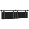 vidaXL H&auml;ngevorderseite Schwarz 190 x 55 x 5 cm Antikes PU
