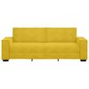 vidaXL 3-Sitzer-Sofa Gelb 220x78x84 cm Samt