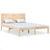 vidaXL Massivholzbett ohne Matratze 140x200 cm Kiefernholz